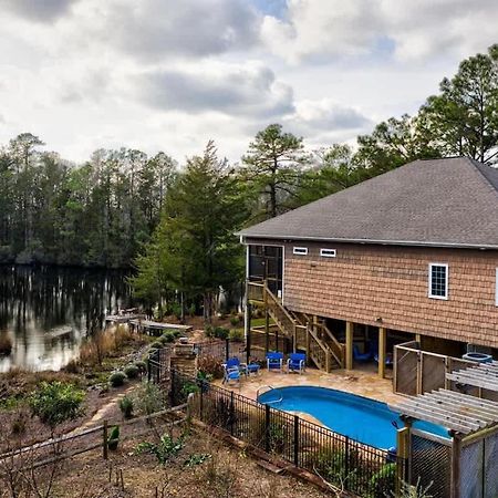 Heated Private Pool, Pond Views, Fishing, Mins To Carolina Beach Вілмінгтон Екстер'єр фото